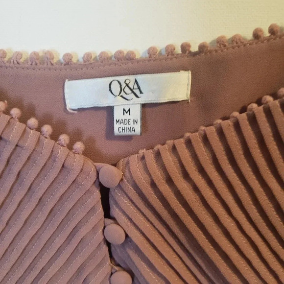 Q&A Purple Crop Top - Picture 4 of 6